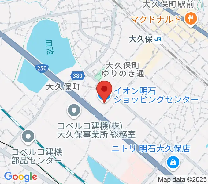 明石カルチャーセンターの地図
