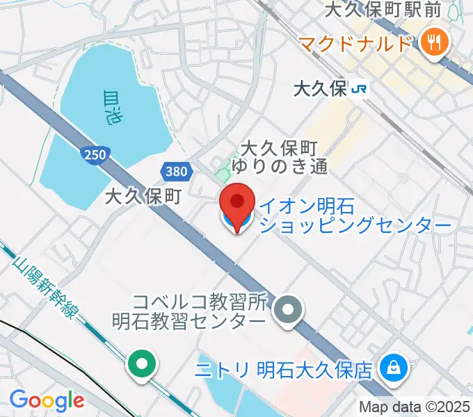 明石カルチャーセンターの地図