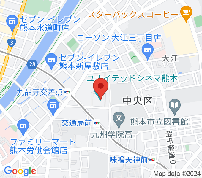 熊本カルチャーセンターの場所