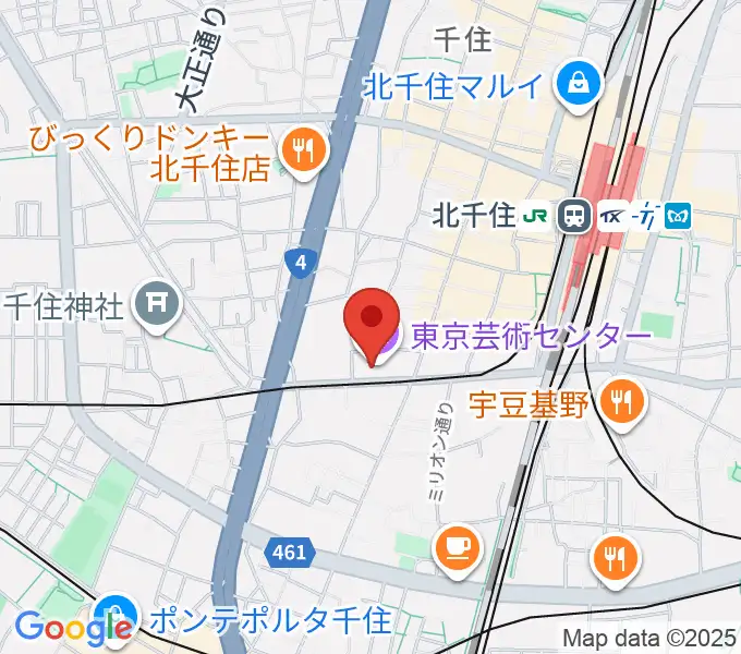 天空劇場の地図