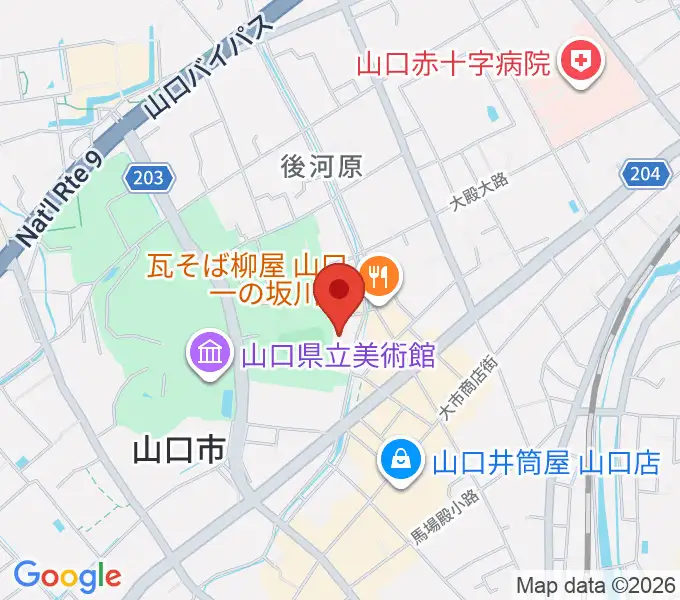 クリエイティブ・スペース赤れんがの地図