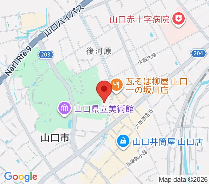 クリエイティブ・スペース赤れんがの地図