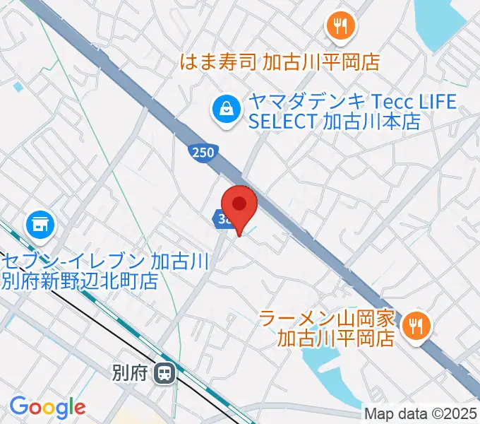 ライブcafeキャロルの地図