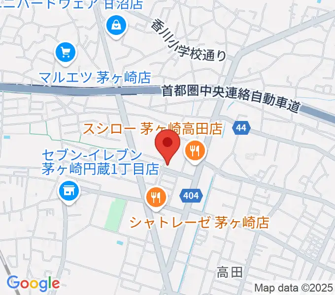 長谷川楽器店 鶴が台センターの地図