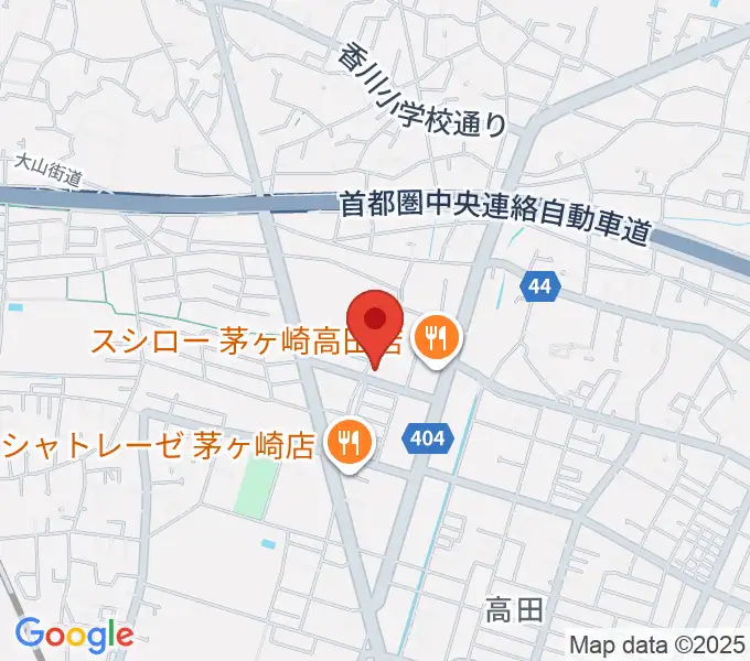長谷川楽器店 鶴が台センターの地図
