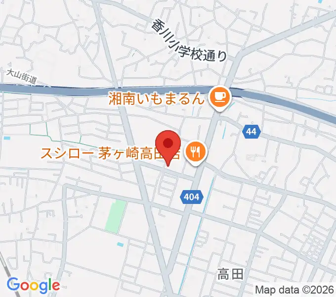 長谷川楽器店 鶴が台センターの地図