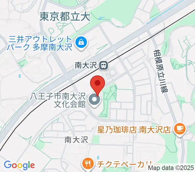 昭和音大附属音楽・バレエ教室 南大沢校の地図