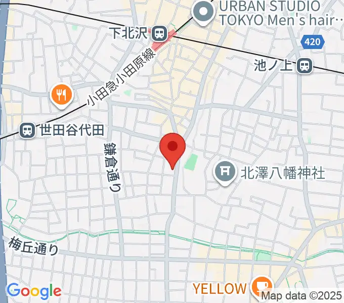 下北沢BASEMENT BARの地図