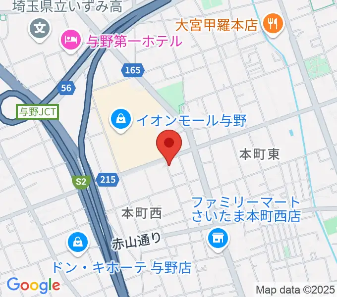 和幸音楽院 新都心校の地図