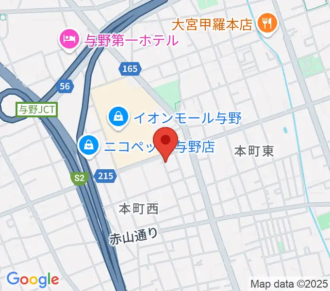 和幸音楽院 新都心校の地図