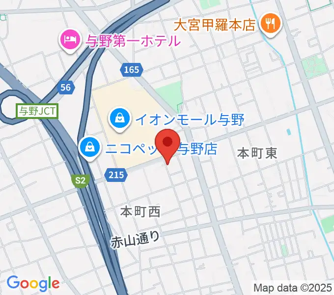 和幸音楽院 新都心校の地図