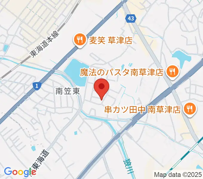 ゆりの会音楽教室の地図