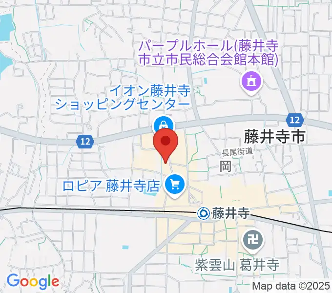 小阪楽器店 藤井寺センターの地図