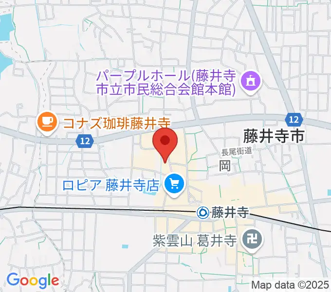 小阪楽器店 藤井寺センターの地図