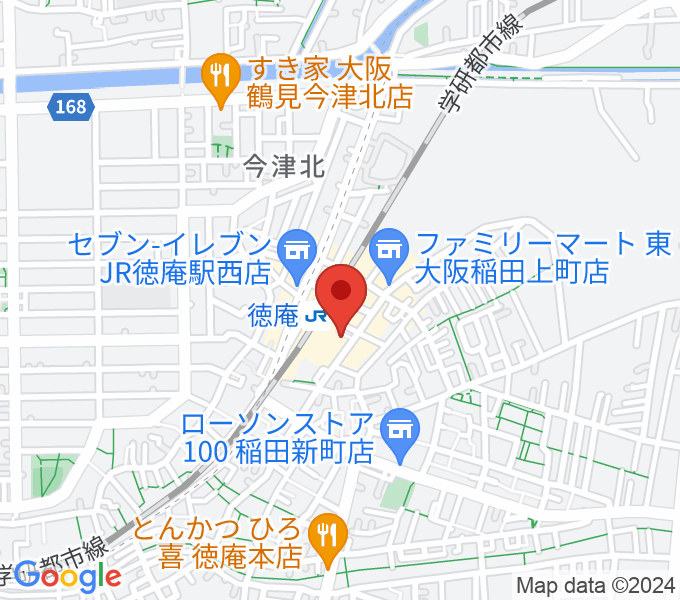 小阪楽器店 徳庵センターの場所
