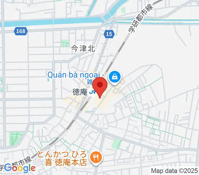 小阪楽器店 徳庵センターの地図