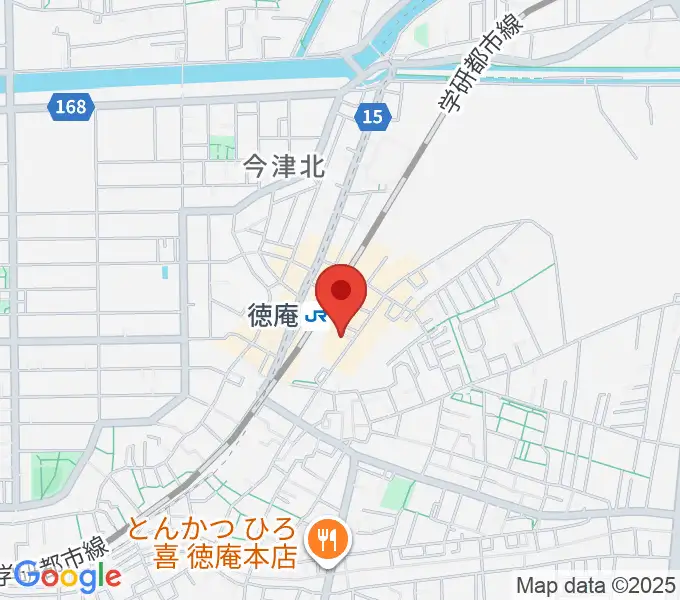 小阪楽器店 徳庵センターの地図