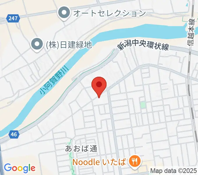 鈴木牧子ピアノ教室の地図