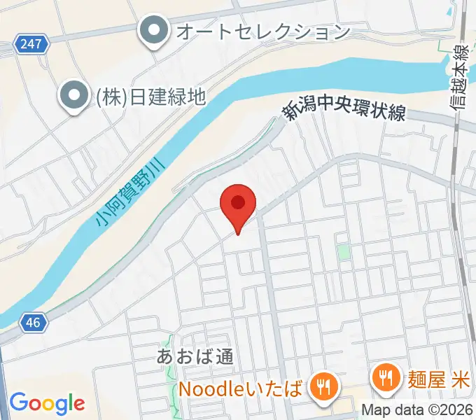 鈴木牧子ピアノ教室の地図