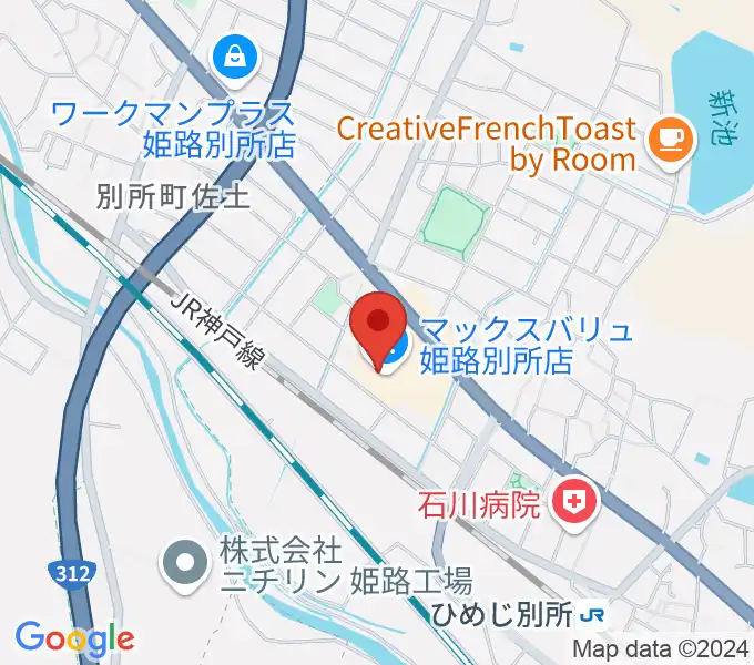 文化堂 イオン姫路別所センターの地図