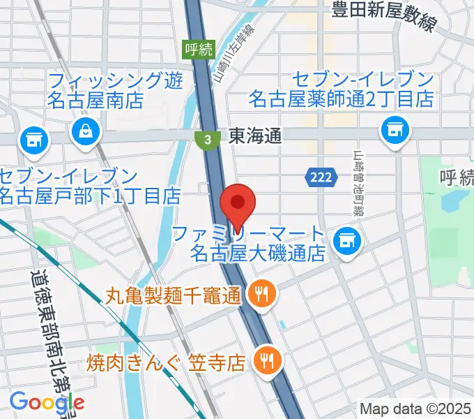 南文化小劇場の地図