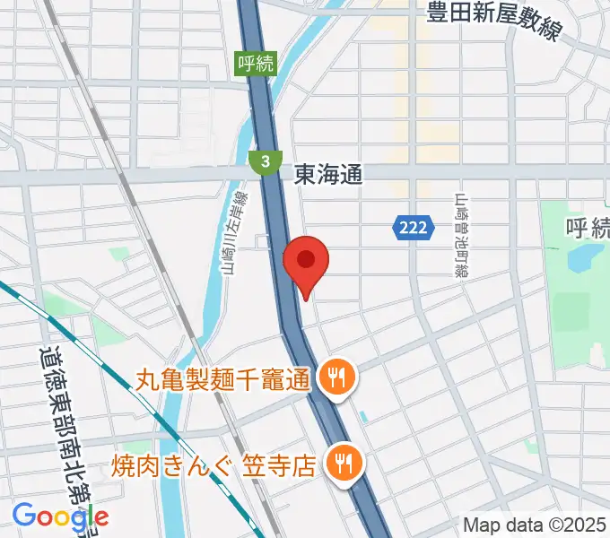 南文化小劇場の地図