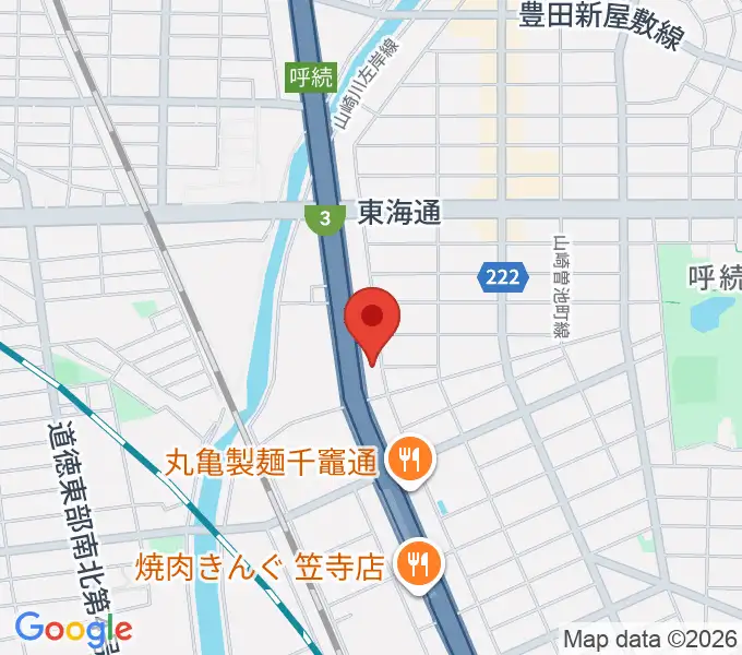 南文化小劇場の地図