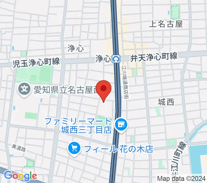 西文化小劇場の地図