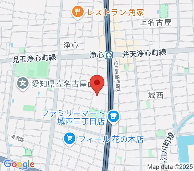 西文化小劇場の地図