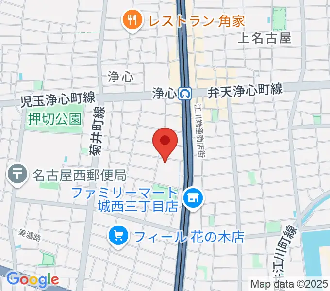 西文化小劇場の地図