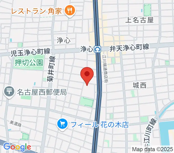 西文化小劇場の地図