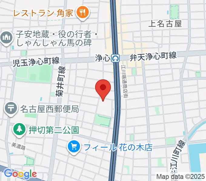 西文化小劇場の地図