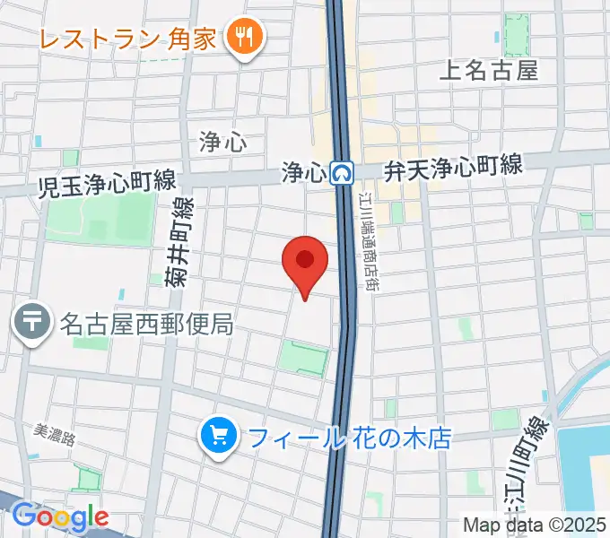 西文化小劇場の地図