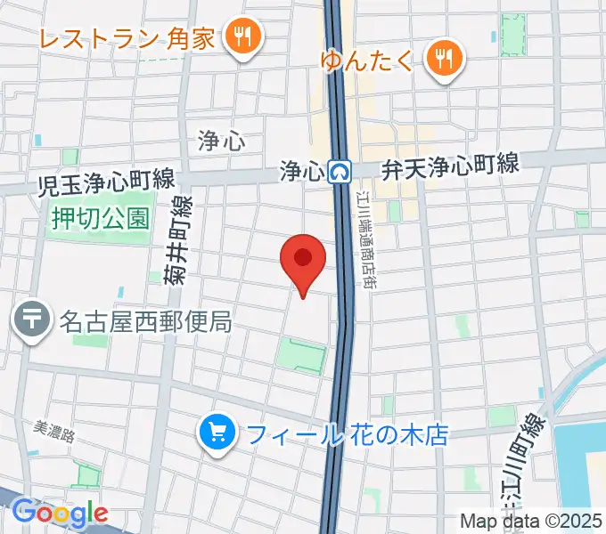 西文化小劇場の地図