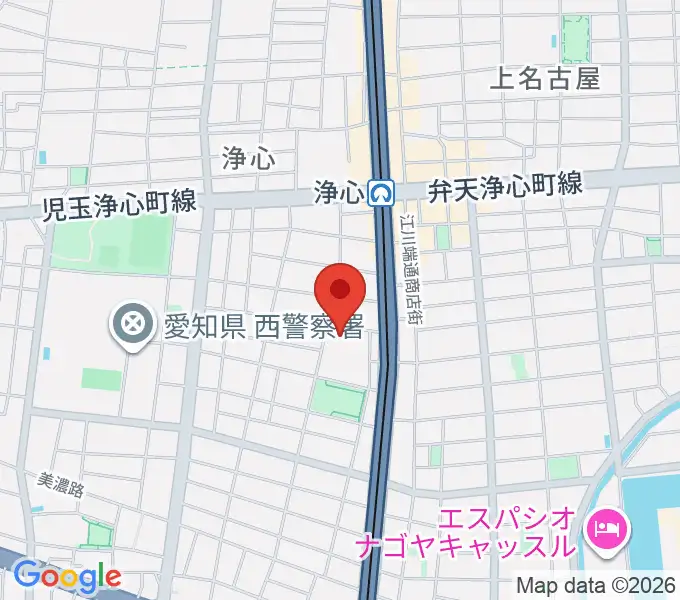西文化小劇場の地図