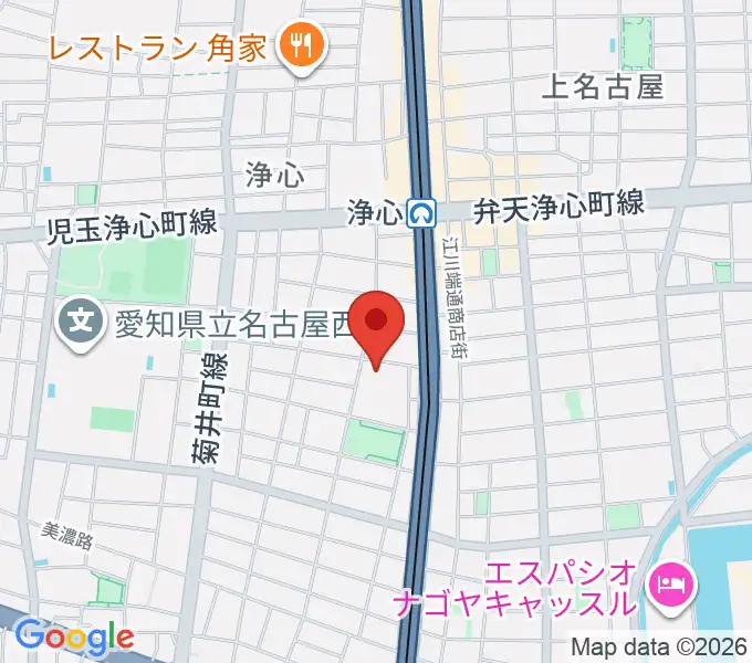 西文化小劇場の地図