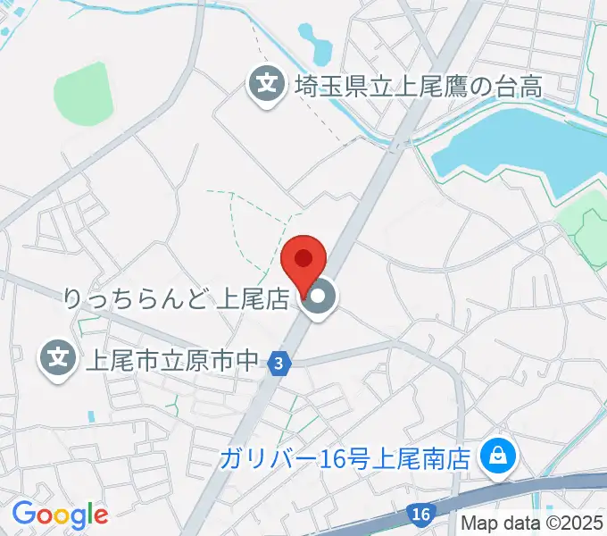 音気楽スタジオ 上尾ドラム教室の地図