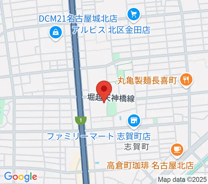 北文化小劇場の地図