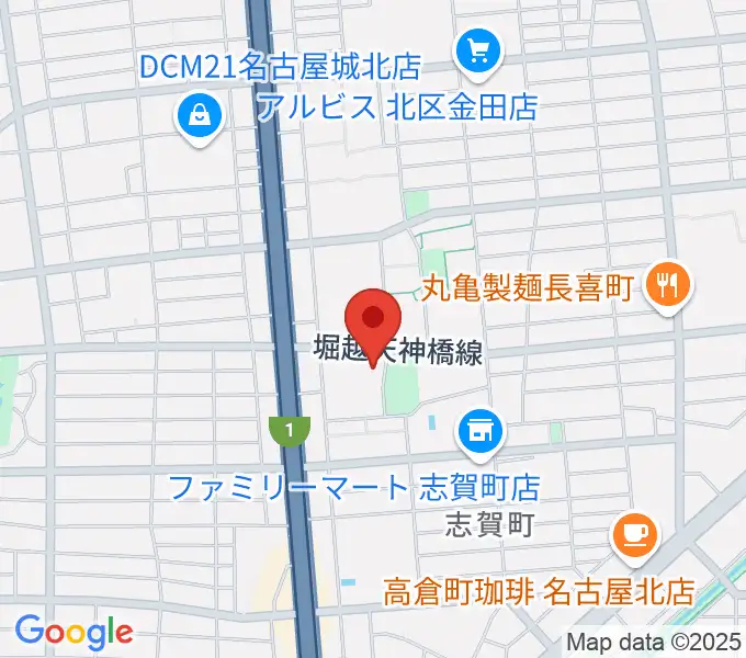 北文化小劇場の地図