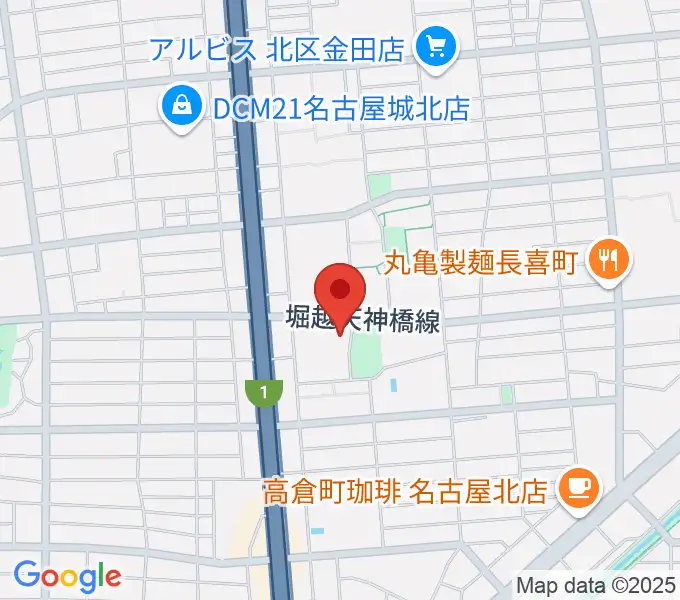 北文化小劇場の地図