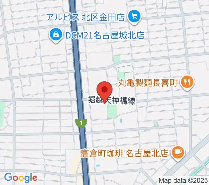 北文化小劇場の地図