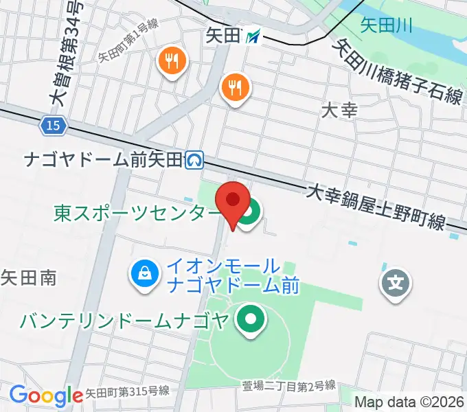 東文化小劇場の地図