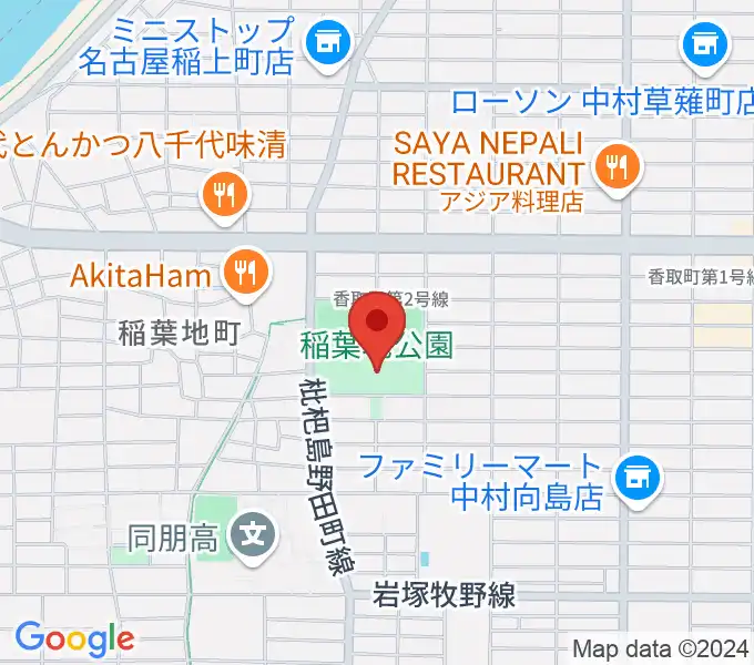 演劇練習館 アクテノンの地図