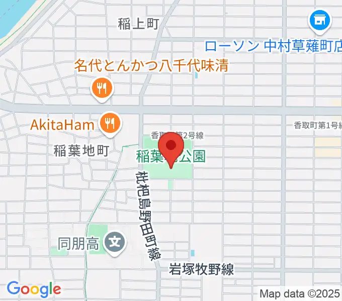 演劇練習館 アクテノンの地図