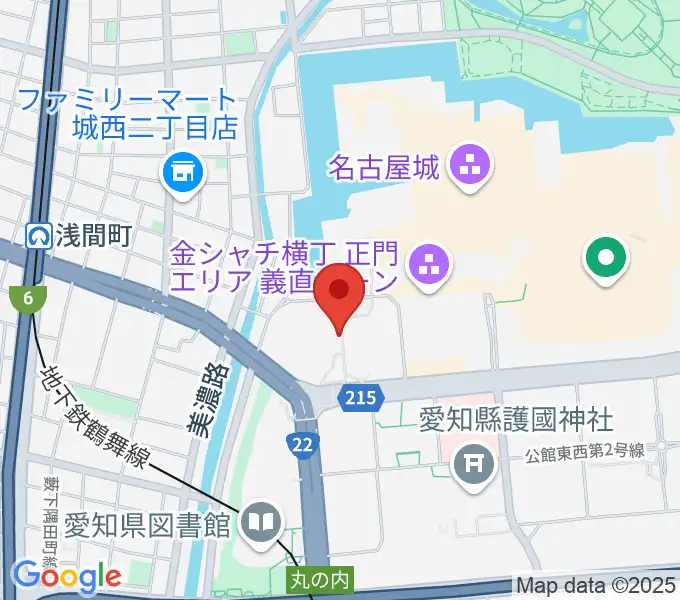 名古屋能楽堂の地図