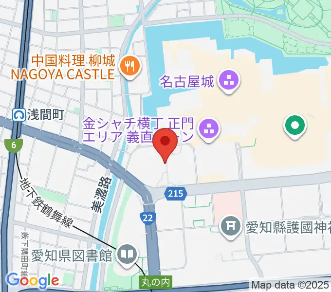 名古屋能楽堂の地図
