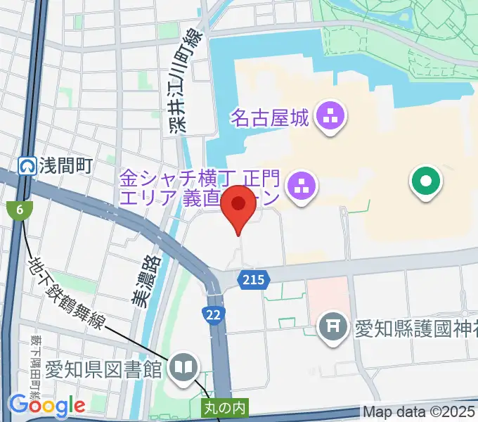 名古屋能楽堂の地図