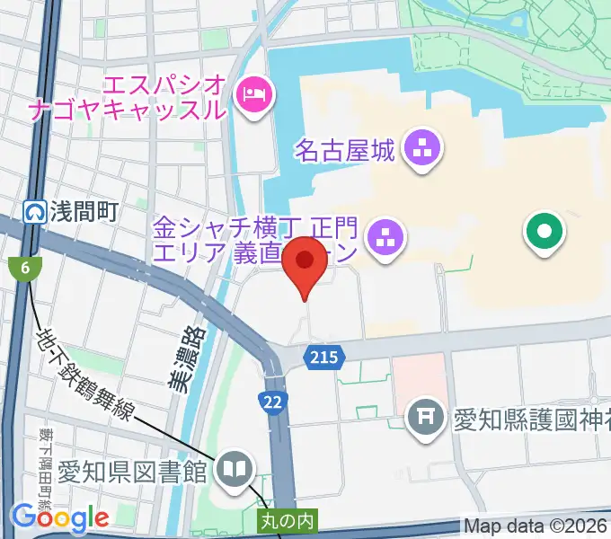 名古屋能楽堂の地図