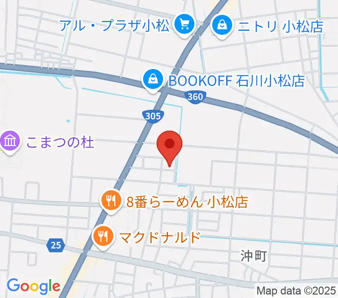 ロックスタジオFFBODYの地図