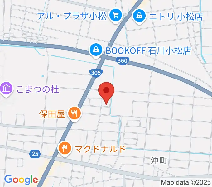 ロックスタジオFFBODYの地図